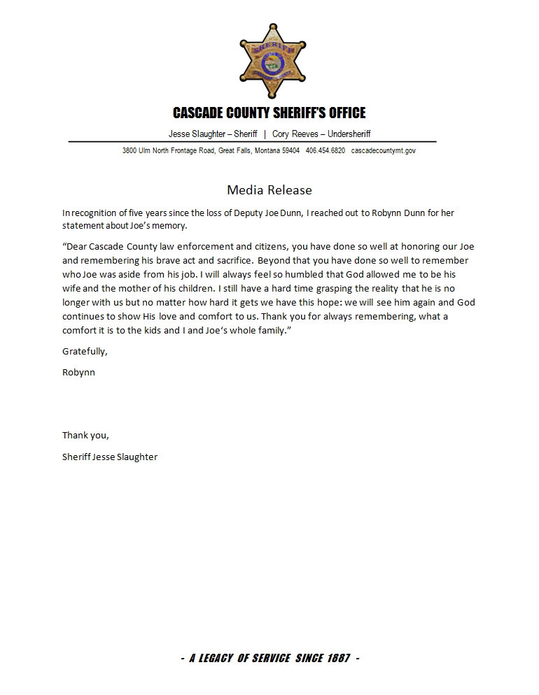 Dunn Letter